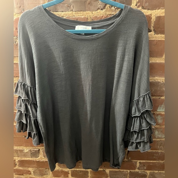 Umgee - Ruffle Sleeve Blouse - Picture 1 of 5